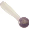 Tessile D'Arredo|2 clip in plastica striata mm35/24 per arricciare/decorare le tende - colore lilla.