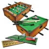 Giochi E Casette Bimbo- 6 giochi per bambini in uno: calcetto, biliardo, ping pong e 3 giochi da tavola 51x31x15 cm