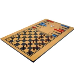 Giochi E Casette Bimbo- 6 giochi per bambini in uno: calcetto, biliardo, ping pong e 3 giochi da tavola 51x31x15 cm