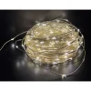 Luci Natalizie- 20 gocce di led a batteria su filo di rame modellabile, bianco caldo