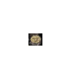 Outlet 100 gocce led bianco caldo su filo di rame, 10 mt Luci Natalizie