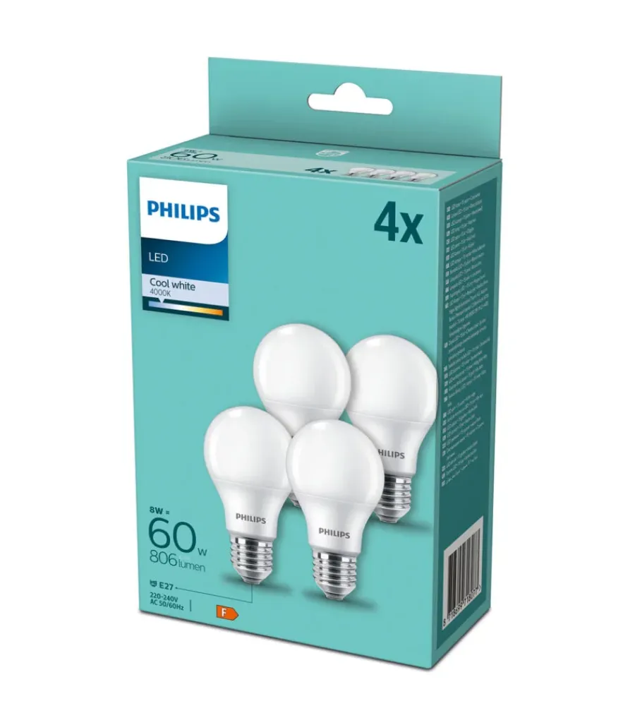 Online 4 lampadine led 4000k, 806 lm Lampadine