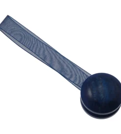 Best 2 miniclip in plastica striata mm24 per arricciare/decorare le tende - colore blu . Tessile D'Arredo