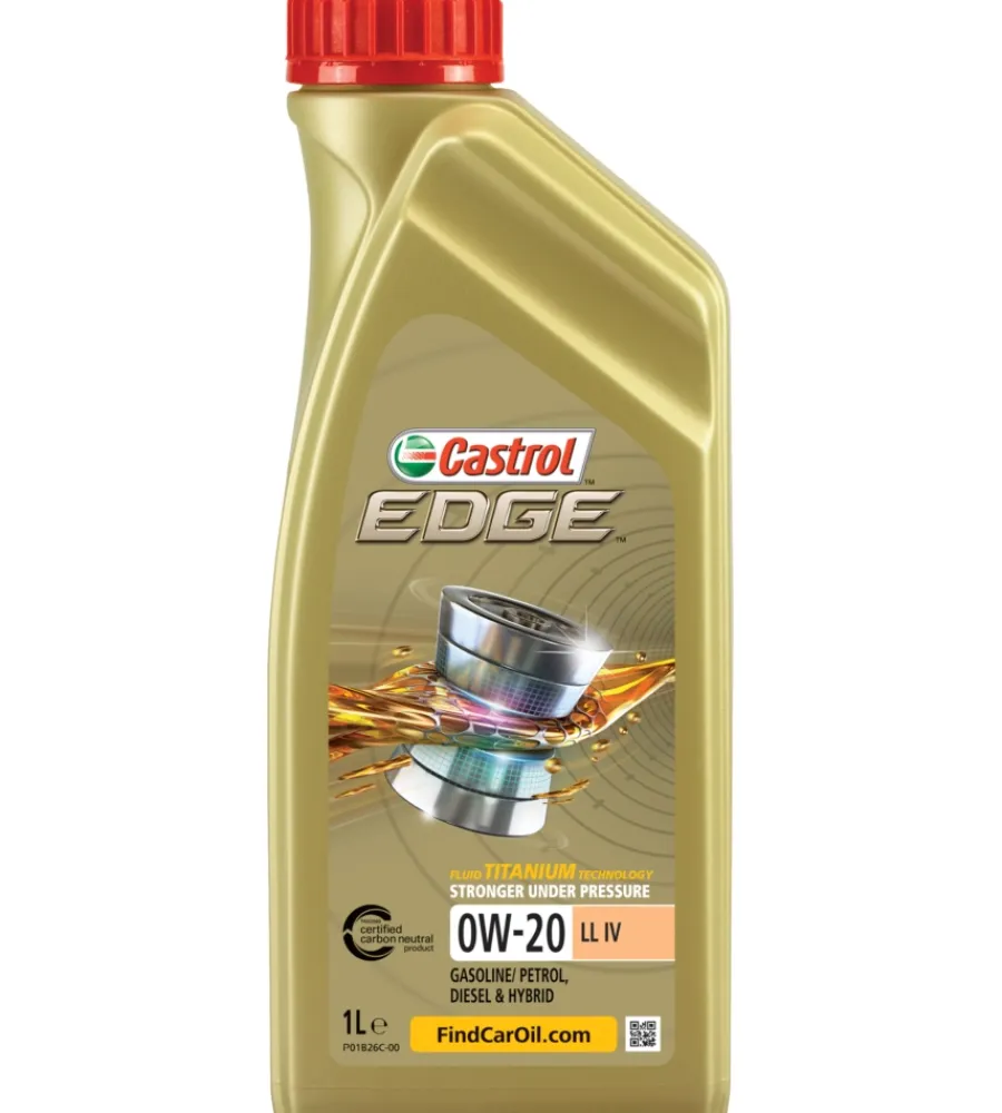 Oli E Lubrificanti- 5 pezzi olio castrol edge 0w-20 ll iv 1lt