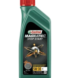Oli E Lubrificanti- 3 pezzi olio castrol magnatec stop&start 5w-30 a5 q3 1l