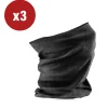 Clearance 3 pezzi scaldacollo traspirante "105" in fibra dryarn colore nero, tg unica Accessori Abbigliamento|Accessori Abbigliamento