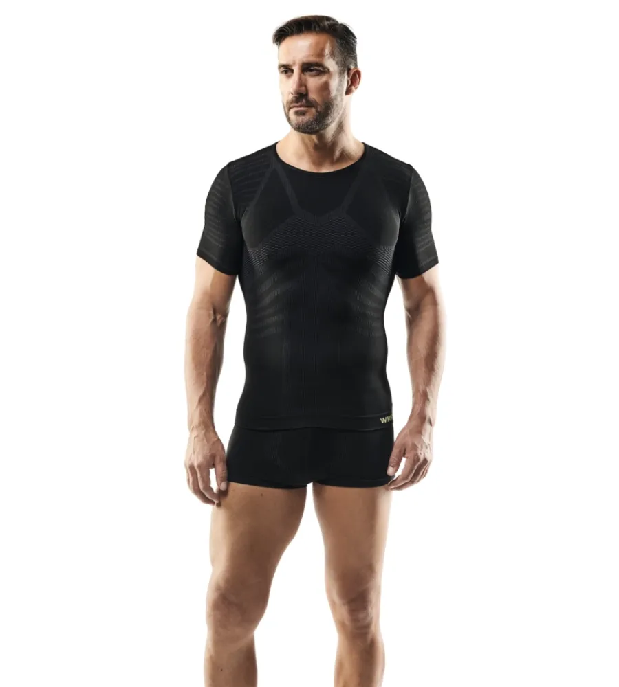 Intimo Tecnico|Intimo Tecnico-WRK 3 pezzi t-shirt uomo tecnica "301" colore nero, tg l/xl -