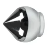 Best 2 pomoli bulbo cromo terminale per tubo tende diametro 20 mm Tessile D'Arredo