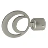 Discount 2 pomoli nichel a cerchio terminale per tubo tende diametro 20 mm Tessile D'Arredo