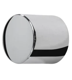 Sale 2 pomoli tappo cromo terminale per tubo tende diametro 20 mm Tessile D'Arredo