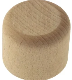 2 pomoli tappo per bastone ø28mm sbiancato. Tessile D'Arredo
