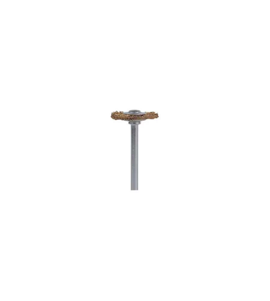 Accessori Miniutensili- 2 spazzole in ottone 19 mm