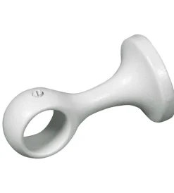 Hot 2 supporti bianchi monoblocco fissi chiusi per tubo tenda diametro 20 mm Tessile D'Arredo