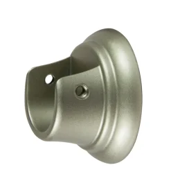 New 2 supporti nichel laterali per tubo tenda diametro 20 mm Tessile D'Arredo