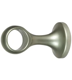 2 supporti nichel monoblocco fisso chiuso per tubo tenda diametro 20 mm Tessile D'Arredo