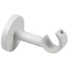 Tessile D'Arredo|1 supporto bianco monoblocco fisso aperto per tubo tenda diametro 20 mm