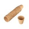 Coltivazione E Cura- 24 vasetti biodegradabili, rotondi, 6 cm
