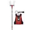Abbacchiatori-Blue Bird Abbacchiatore olive a batteria zainato dc50 "olimpo 23-56 at" movimento oscillatorio laterale 21v + asta telescopica 2,2-3,1 mt