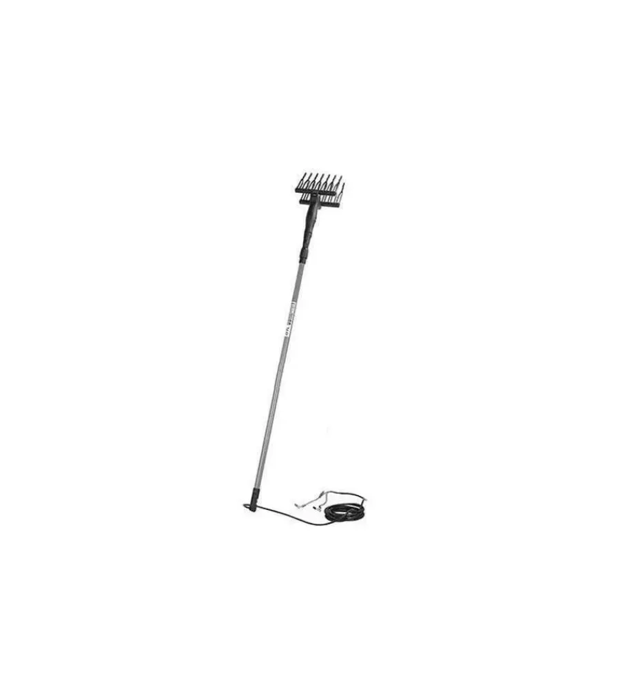 Abbacchiatori|Abbacchiatore olive elettrico a batteria excel movimento oscillatorio verticale 12v + asta telescopica 2,2-3 mt