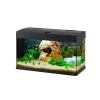 Acquariologia- Acquario dubai 80 nero con led - 81 x 36 x h 51 cm, 125 l - ferplast