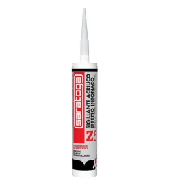 Saratoga Siliconi E Sigillanti|Acrilico effetto intonaco  bianco  280 ml - .