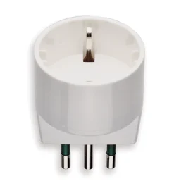 Online Adattatore bianco s11 + p30 - . Multiprese Ed Adattatori