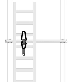 Nordrive Portaggio|Adattatore per pioli scale u-6  n11067