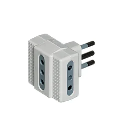 Multiprese Ed Adattatori-Bticino Adattatore tris 3 p.10a bianco - .