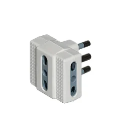 Bticino Multiprese Ed Adattatori|Adattatore tris 3 p.bip.16 a bianco - .