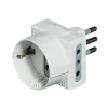 Outlet Adattatore tris 1 schuko 2 pres. 10a bianco - . Multiprese Ed Adattatori