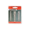 Best Adattatori da 50 mm. con attacco 1/4” per 1/4” - 3/8” - 1/2” 3 pz. Chiavi