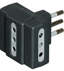 Online Adatt.tris 3 p.10a grigio Multiprese Ed Adattatori