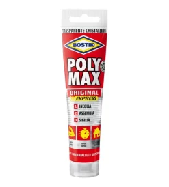 Colle- Adesivo sigillante trasparente bostik "poly max cristal",  115 gr