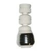 Aeratori-Idro-Bric Aeroflux con doccietta snodo bianco 22/24