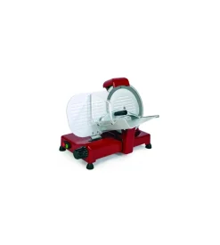 Piccoli Elettrodomestici|Affettatrice "ivory vintage" rosso, con lama temperata 250 mm - 140w