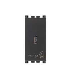 Serie Civili- Alimentatore usb c 5v 1.5a 1m - vimar