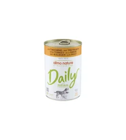 Alimenti Umido Cane-Almo Nature Alimento umido cani "daily" con tacchino 400 gr