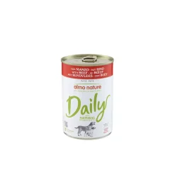 Alimenti Umido Cane-Almo Nature Alimento umido per cani "daily" con manzo 400 gr