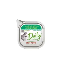 Almo Nature Alimenti Umido Cane|Alimento umido per cani "daily" con agnello e patate 300 gr