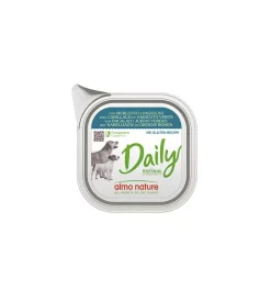 Almo Nature Alimenti Umido Cane|Alimento umido per cani "daily" con merluzzo e fagiolini 300 gr