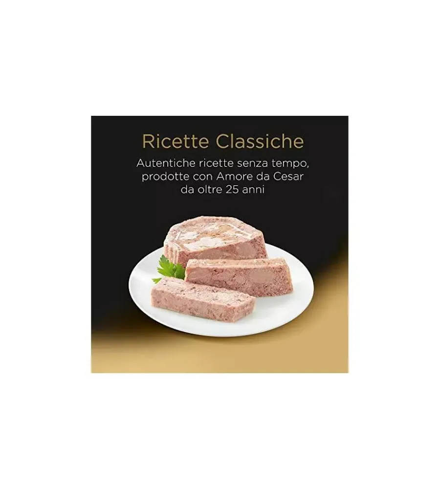 Alimenti Umido Cane- Alimento umido per cani cesar con pollo e tacchino 150 gr