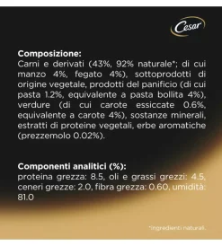 Alimenti Umido Cane|Alimento umido per cani cesar 