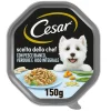 Alimenti Umido Cane- Alimento umido per cani cesar "scelta dello chef" con pesce bianco, riso e verdure 150 gr