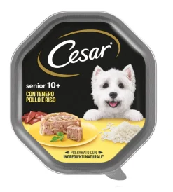 Alimenti Umido Cane|Alimento umido per cani cesar con pollo e riso 150 gr