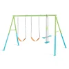 Hot Altalena 3 componenti in acciaio multicolore 343x249x203 cm - cod. 44121 Giochi E Casette Bimbo