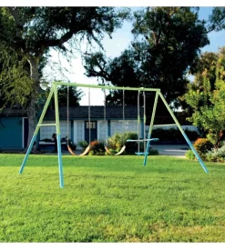Hot Altalena 3 componenti in acciaio multicolore 343x249x203 cm - cod. 44121 Giochi E Casette Bimbo