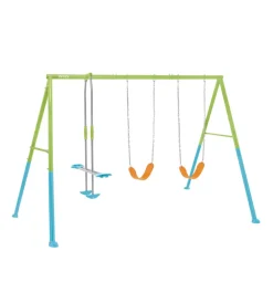 Hot Altalena 3 componenti in acciaio multicolore 343x249x203 cm - cod. 44121 Giochi E Casette Bimbo