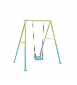 Online Altalena con corde azzurro 69x35x150 cm - cod. 44001 Giochi E Casette Bimbo