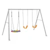 Clearance Altalena grigio con set di gioco a 3 funzioni 343x235x200 cm - cod. 44134 Giochi E Casette Bimbo