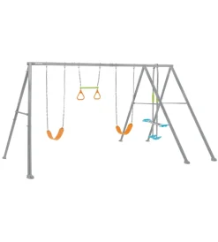 Intex Giochi E Casette Bimbo|Altalena grigio con set di gioco a 4 funzioni 465x249x203 cm - cod. 44131